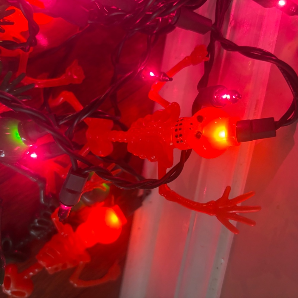 Skeleton Icicle Lights Multi Color - Picture 5 of 5
